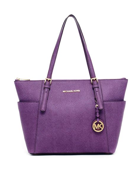 michael kors tote bag purple|purple Michael Kors backpack.